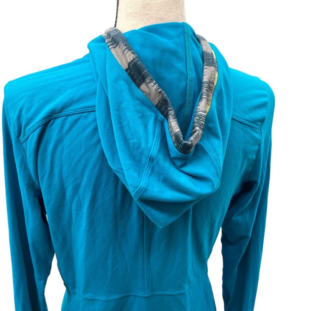 The North Face Medium Teal Women's 1/4 Zip Hoodie - Picture 4 of 10